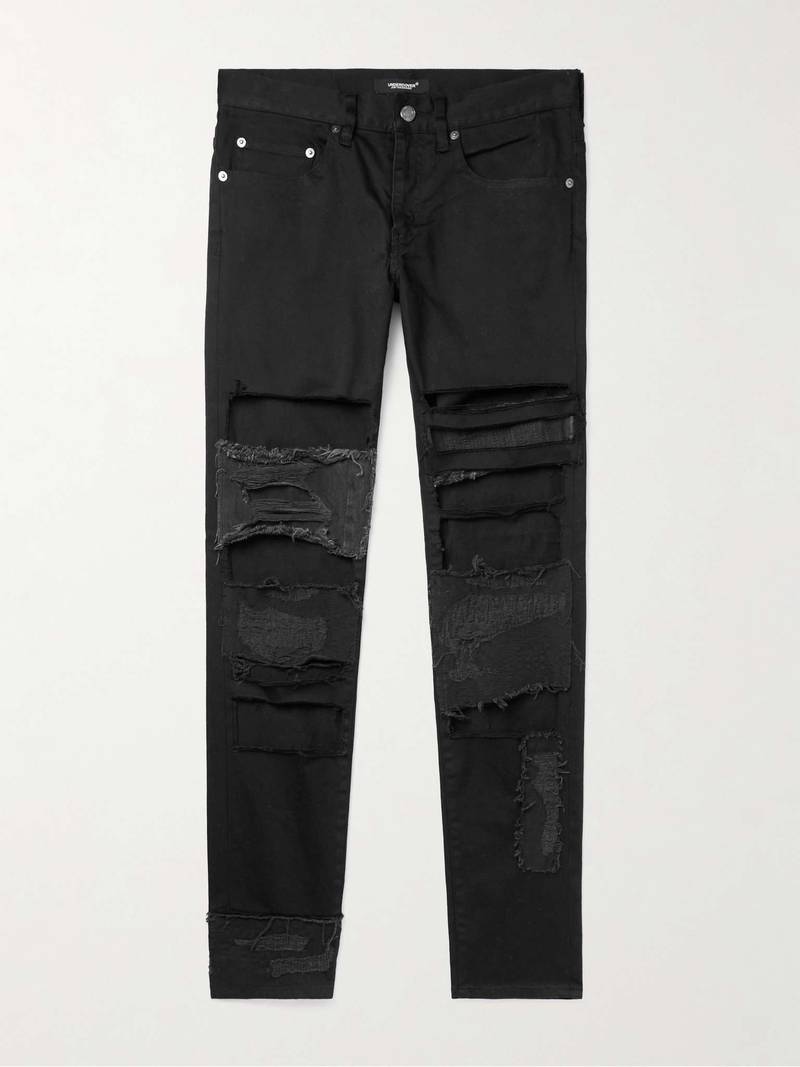 Scab Skinny-Fit Distressed Jeans 1
