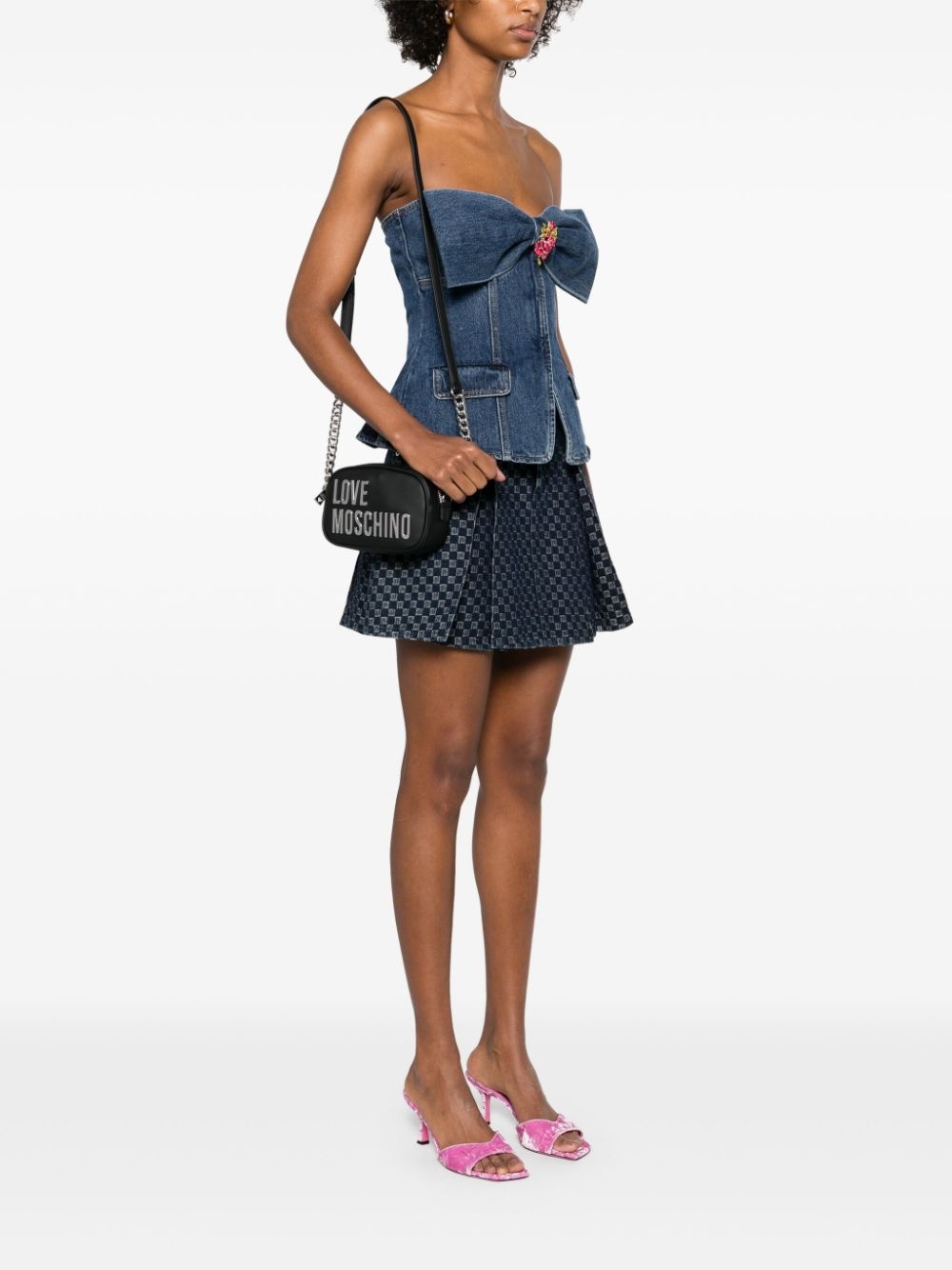 maxi-lettering cross body bag - 2