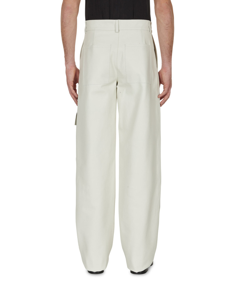 CARGO POCKET LEATHER PANT 10
