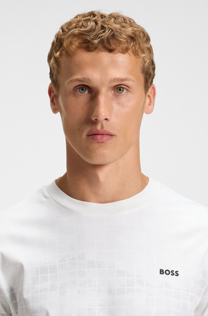 MERCERIZED-COTTON T-SHIRT WITH PRINTED GRAPHICS 3