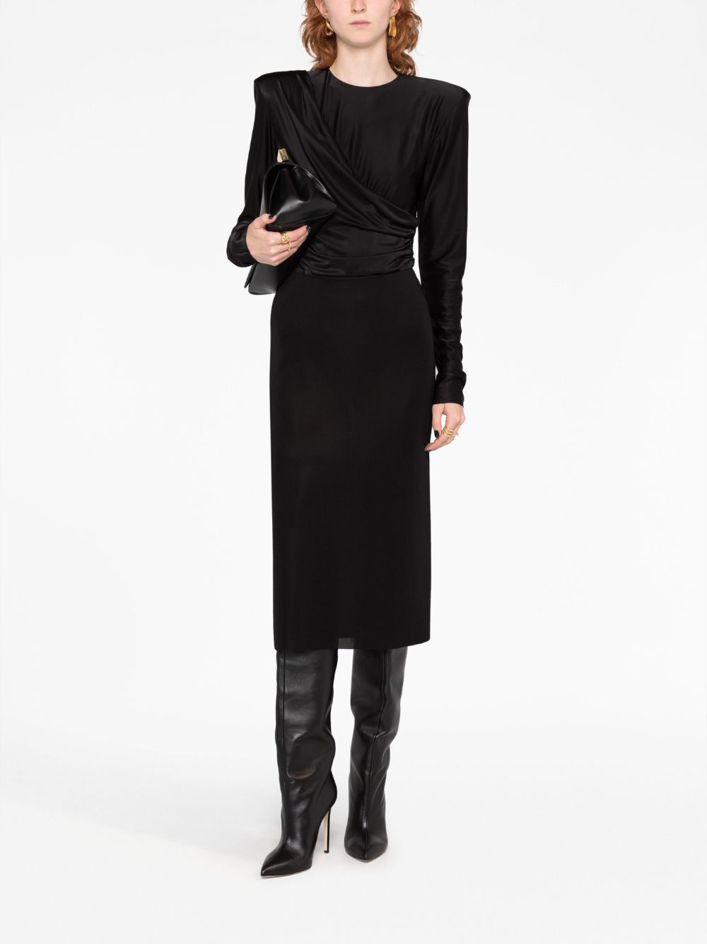 high-waisted midiskirt - 2