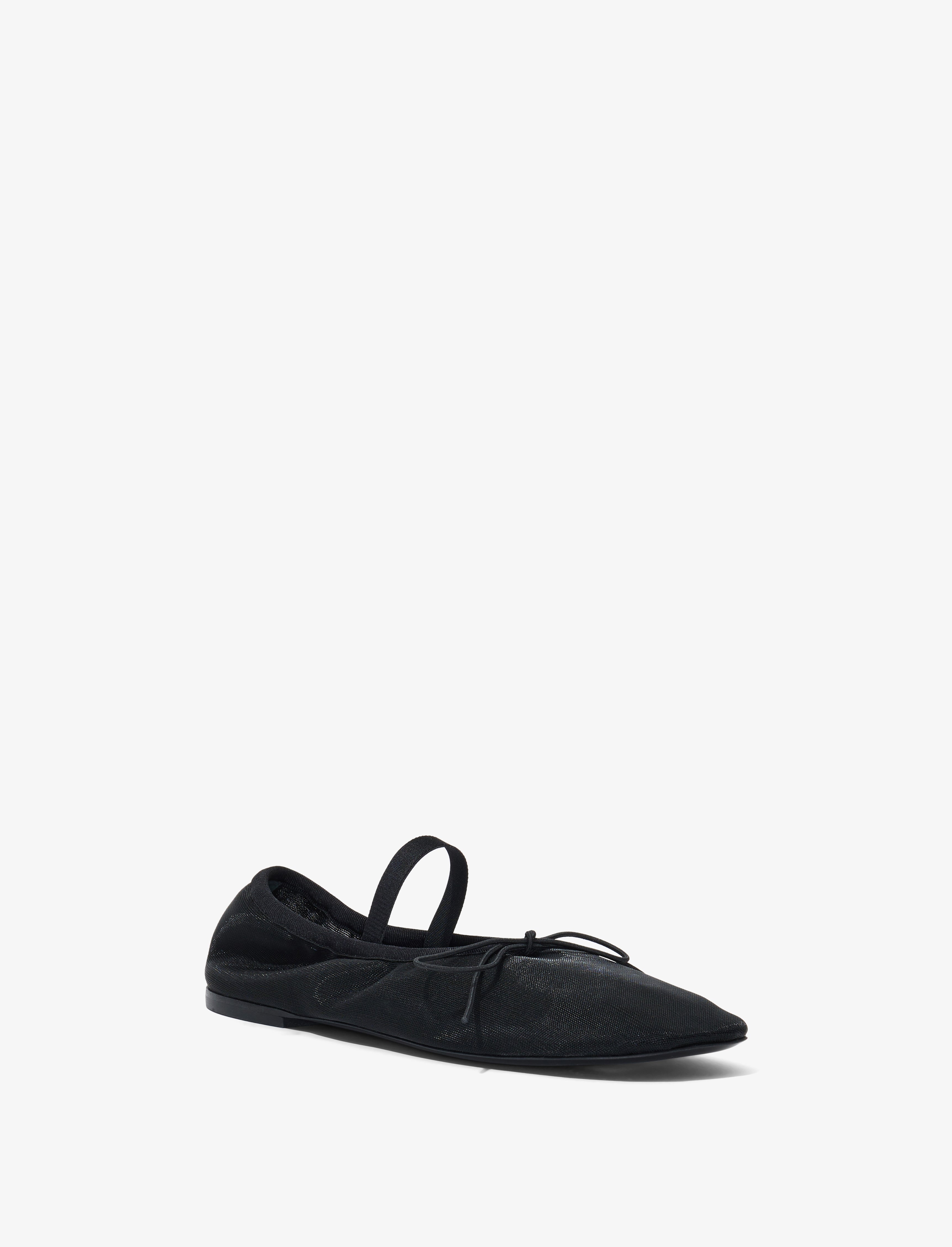 Glove Mary Jane Ballet Flats in Mesh - 2