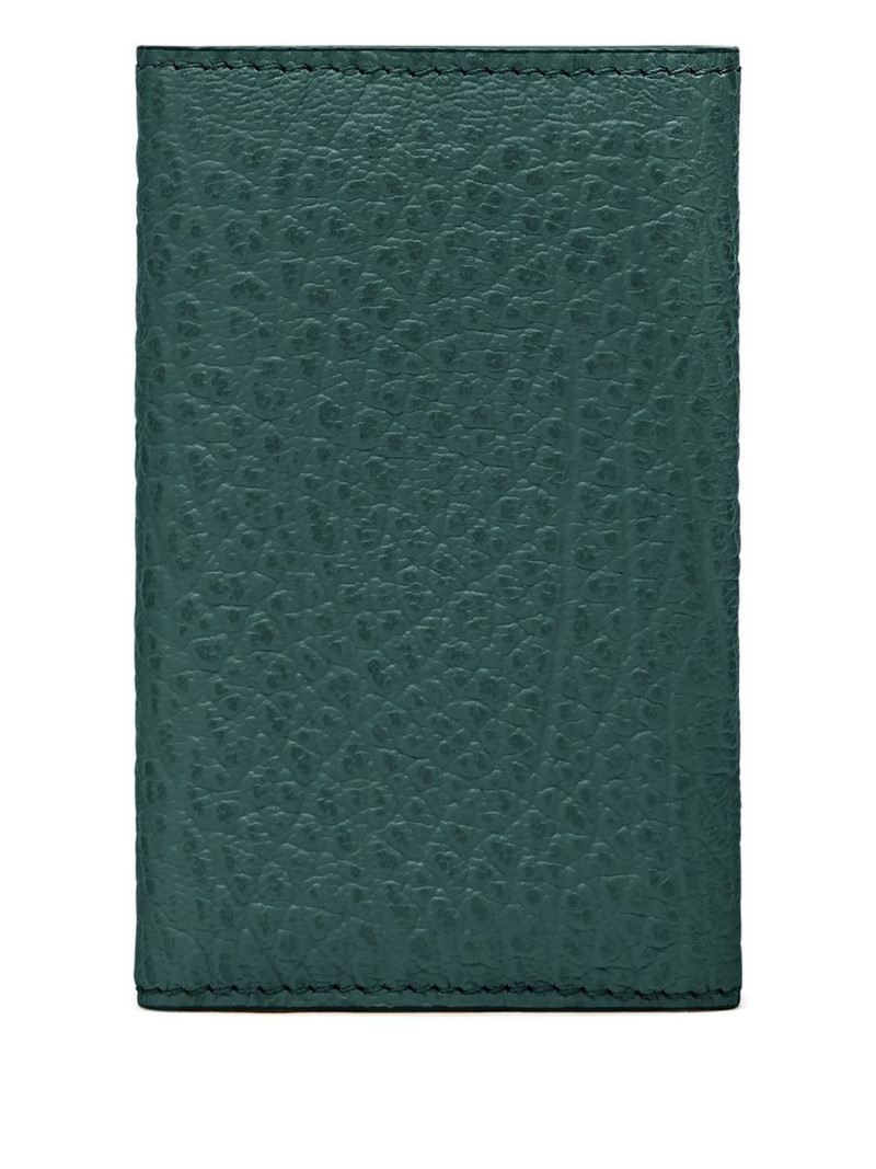 Maison Margiela embossed grainy leather key chain outlook