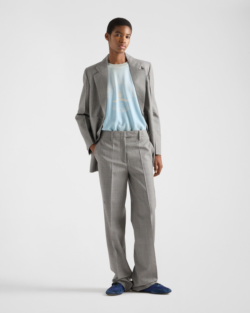 Prada Cotton crew-neck sweatshirt outlook