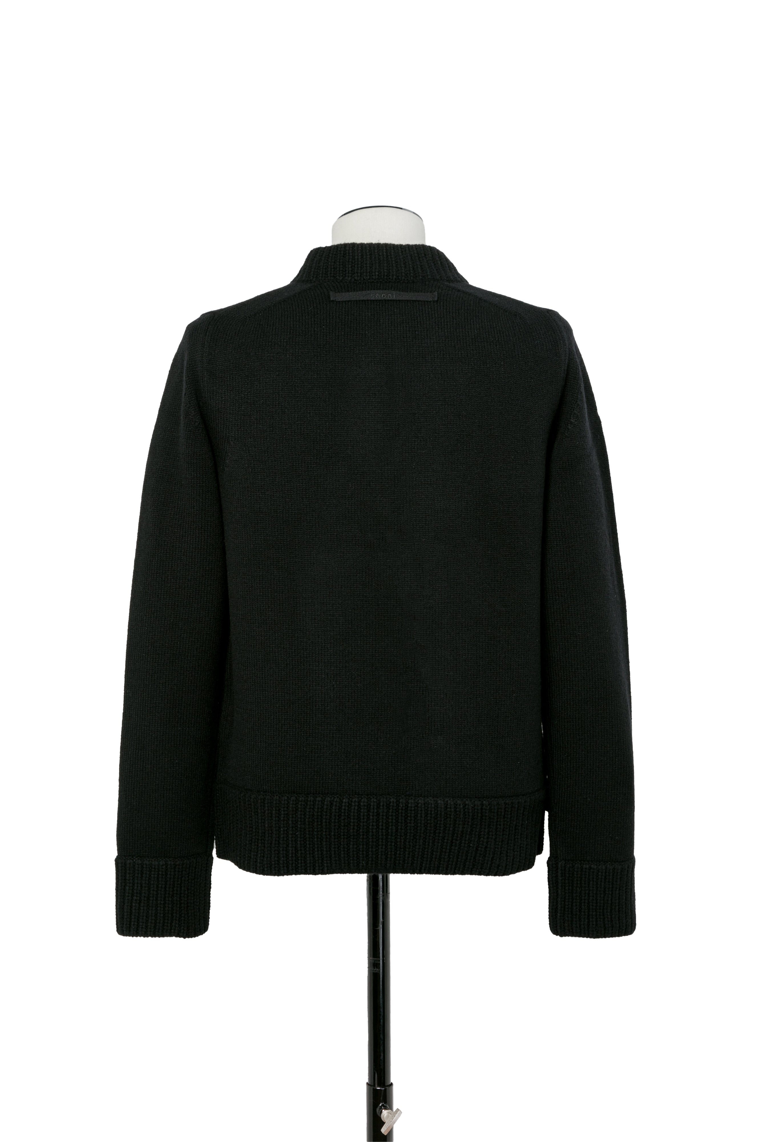 Wool Knit Blouson - 3