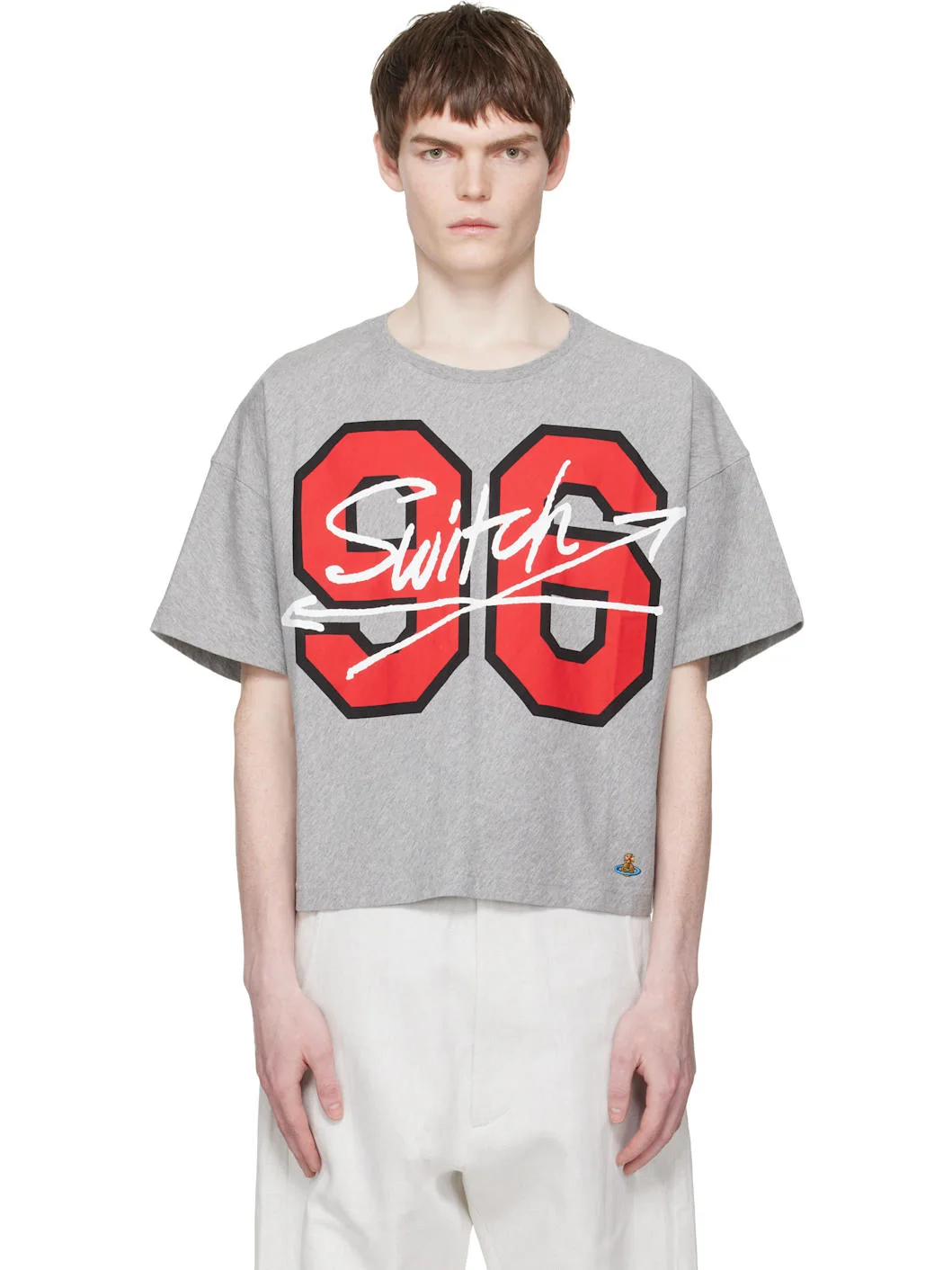 Gray '96 Switch' Box T-shirt - 1