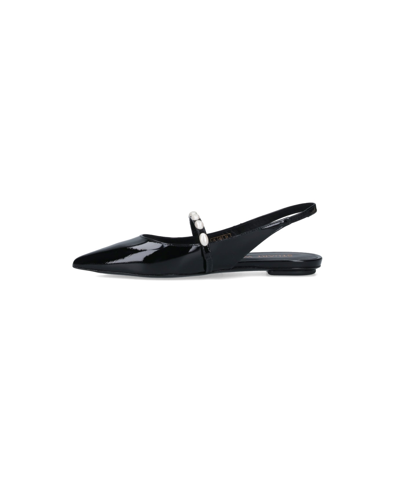 Pearl Detail Slingback - 3