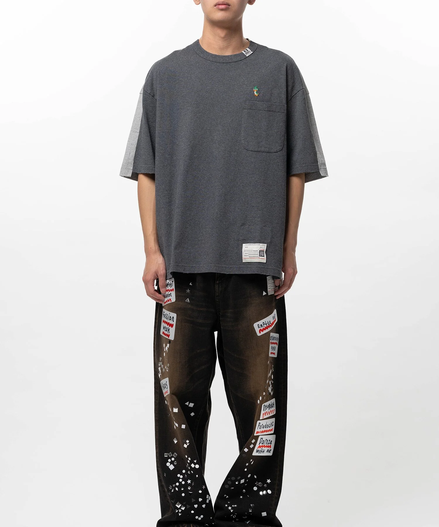 Front Back Combined T-shirt - 1