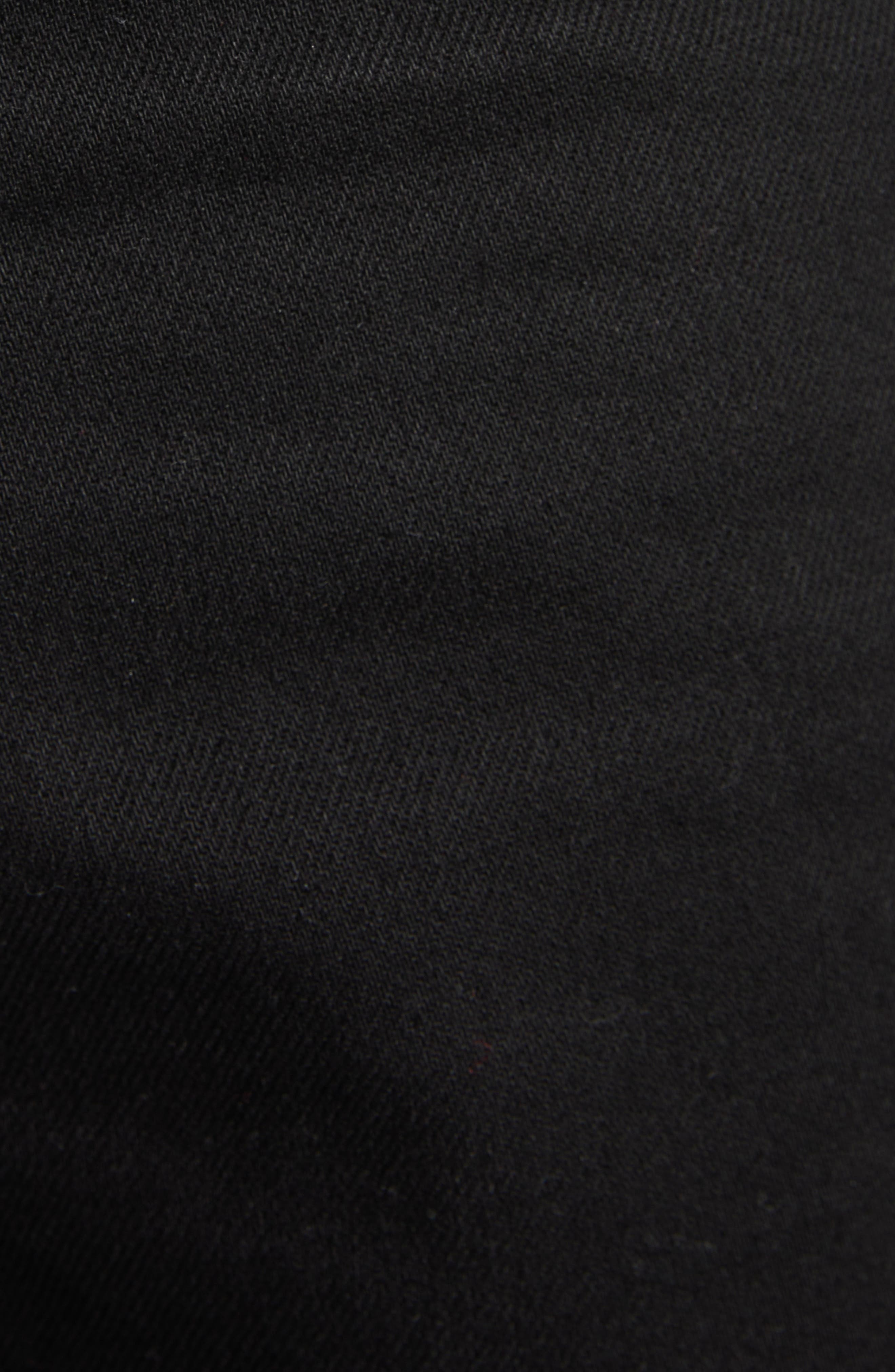 Alexander McQueen Skull Detail Wide Leg Jeans in Black at Nordstrom - 6