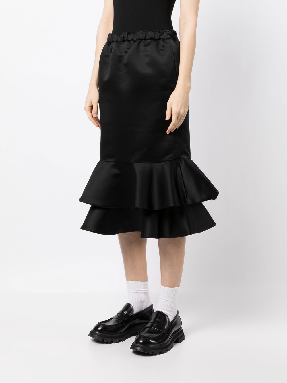 ruffled midi skirt - 3