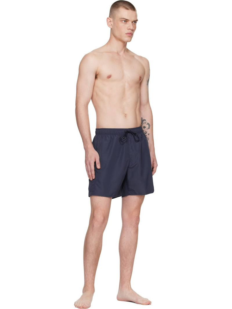 BOSS Navy Flap Pocket Swim Shorts outlook