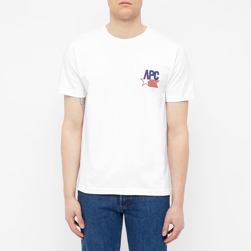 A.P.C. Marcellus USA Logo Tee - 3