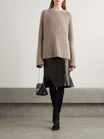 KHAITE Calvin ribbed cashmere sweater outlook