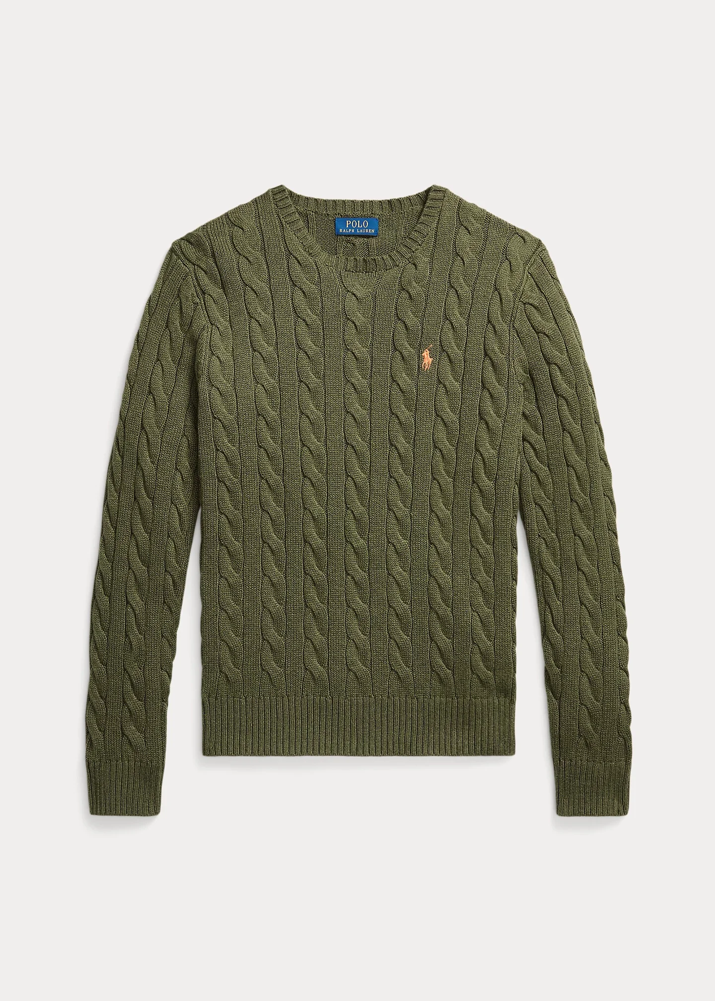 Cable-Knit Cotton Sweater - 1