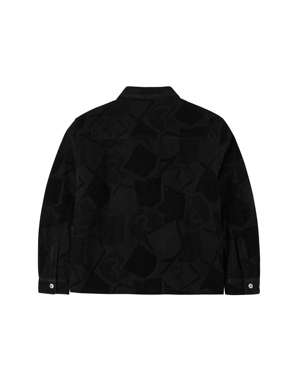 Allover Seagull Jacquard  Regular Fit Chore Jacket - 2