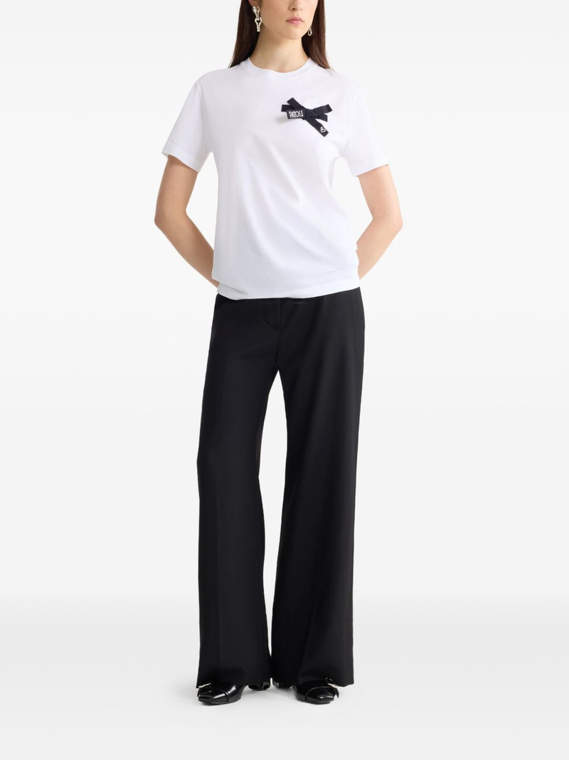 PATOU bow-detail T-shirt outlook