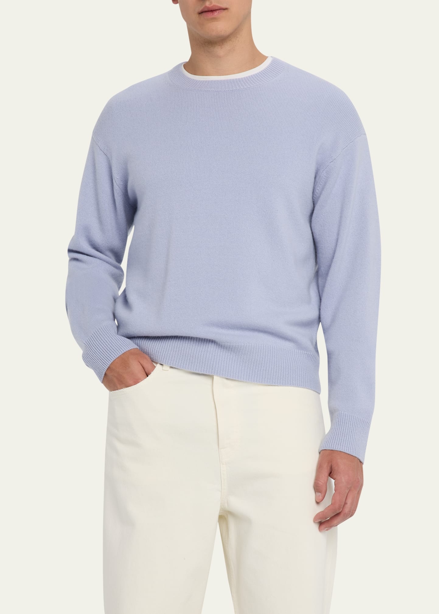 Men's Lightweight Cashmere Pullover - 4