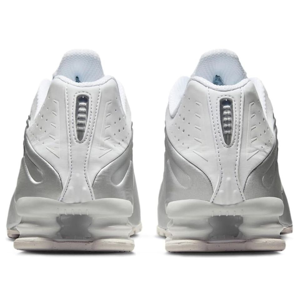 Nike Shox R4 'White Bright Crimson Metallic Silver' HQ1988-101 - 5