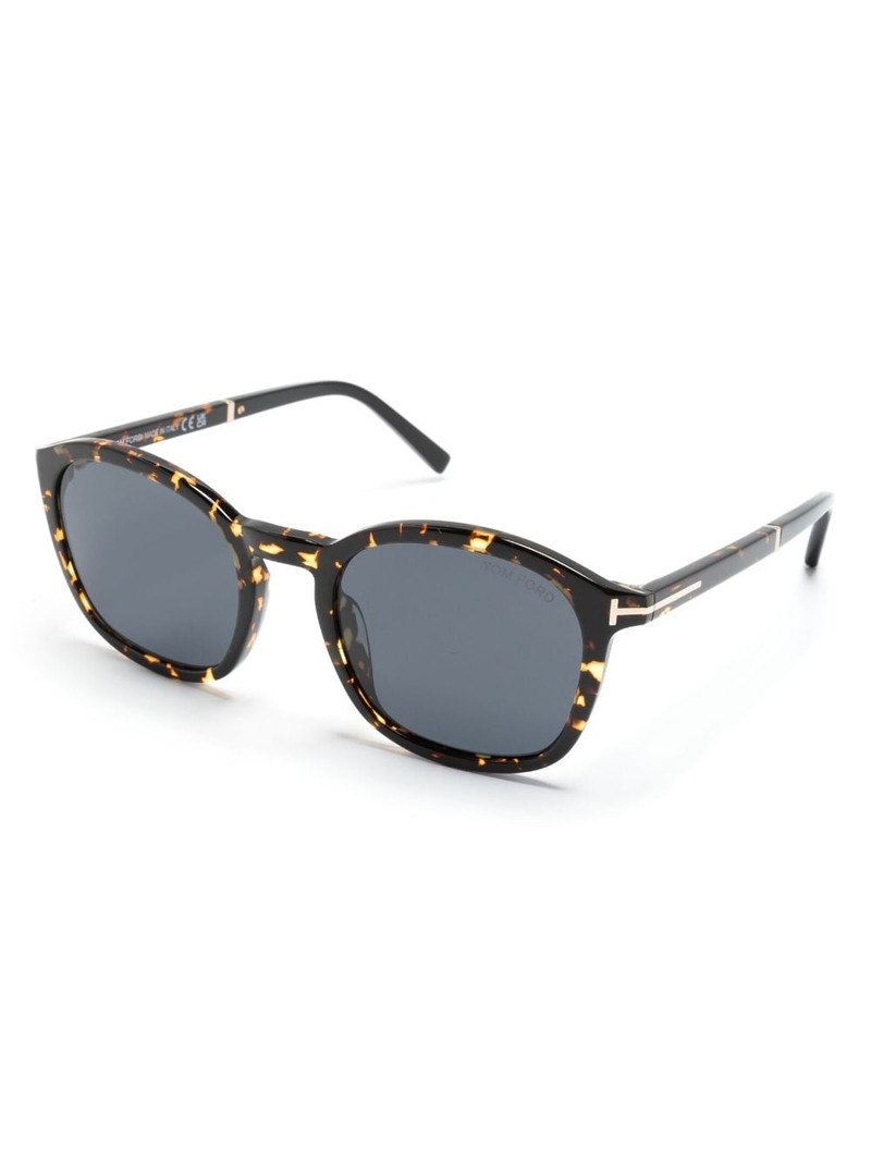 TOM FORD tortoiseshell-effect tinted sunglasses outlook