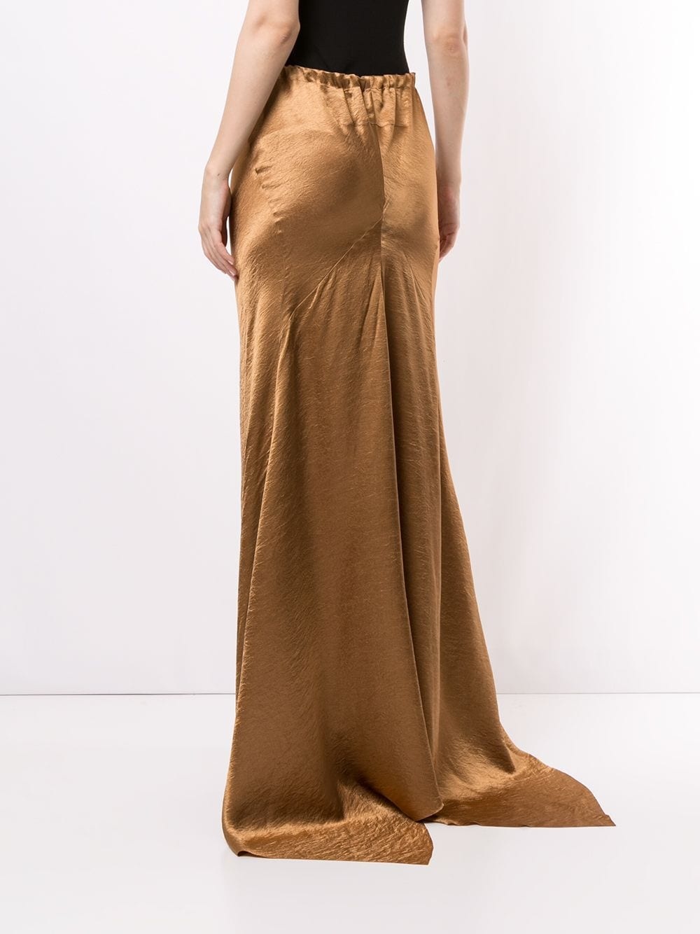 metallic maxi skirt - 4