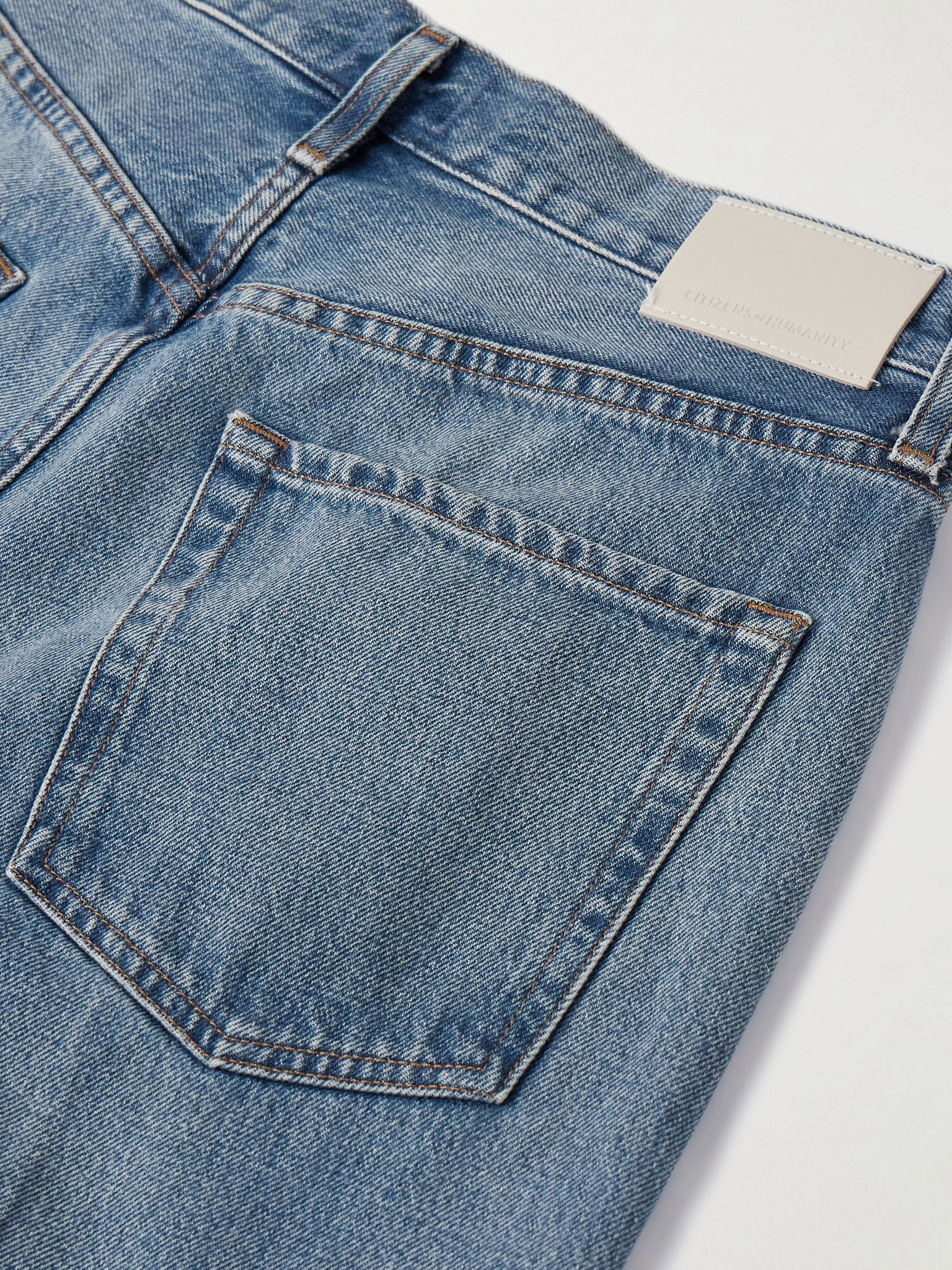 + Argent Ayla Baggy high-rise wide-leg jeans Mid denim - 6