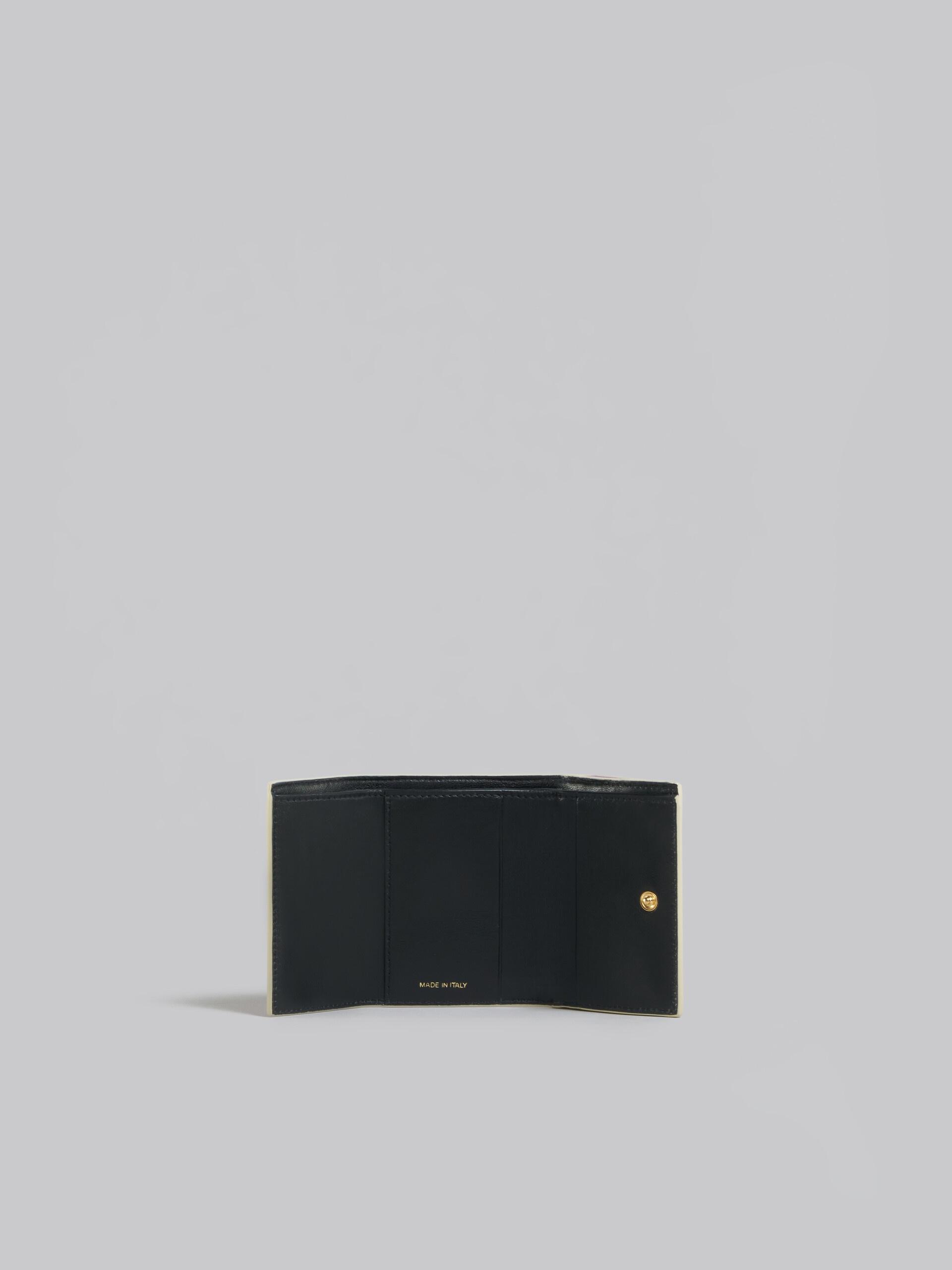 LILAC SAFFIANO LEATHER TRI-FOLD WALLET - 2