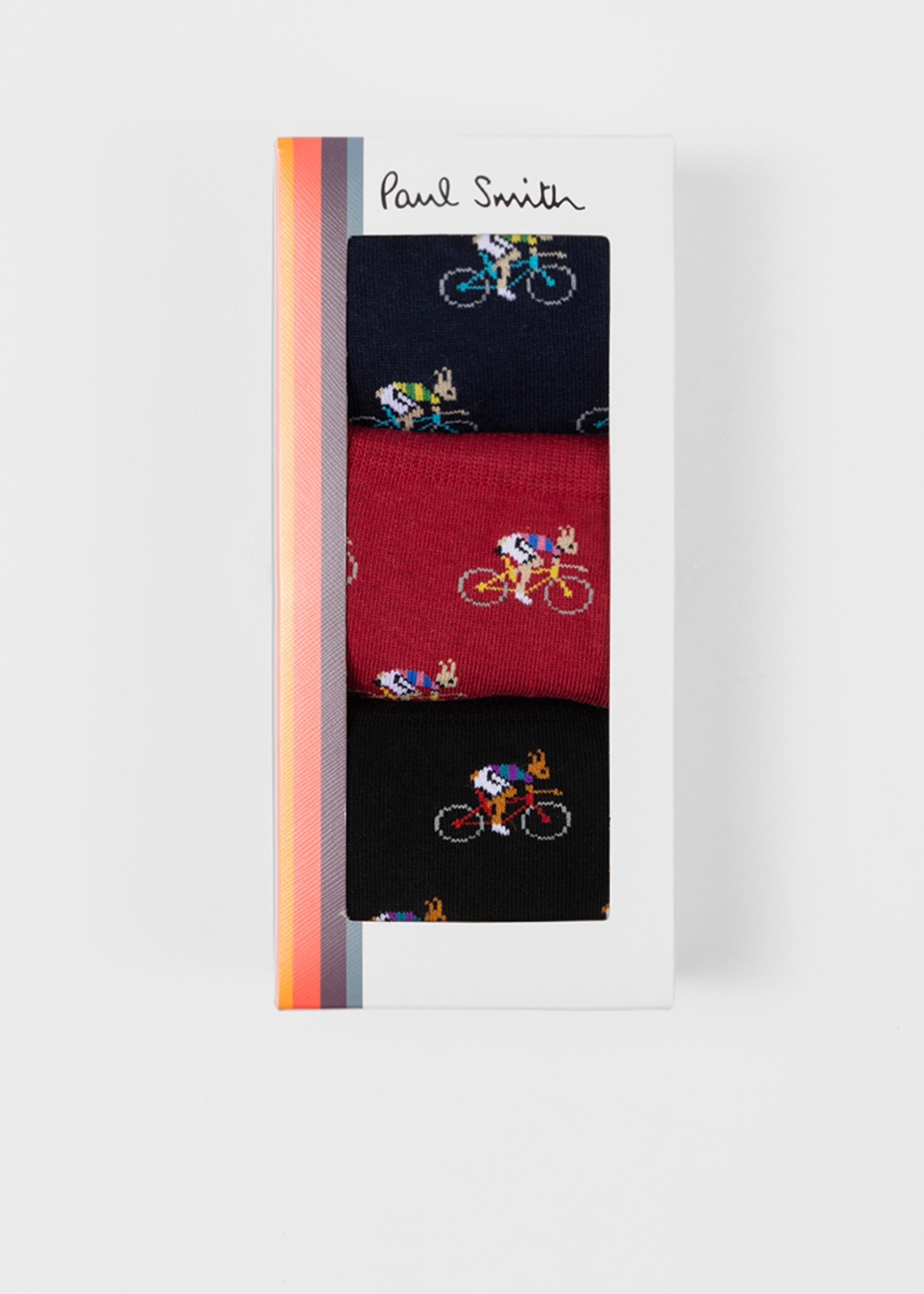 'Rabbit Bike' Socks Three Pack - 2