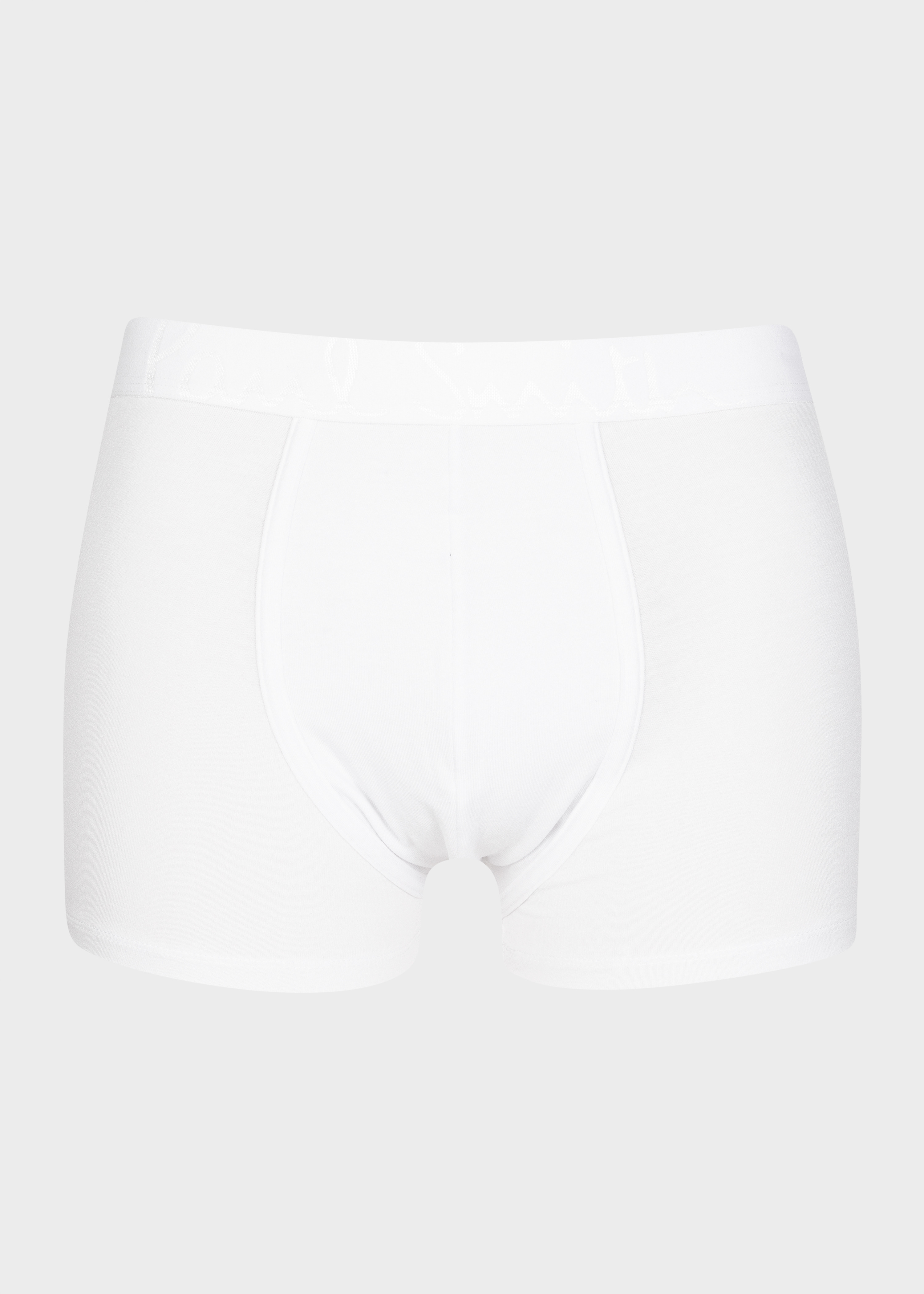 White Comfort Boxer Briefs Three Pack - 2
