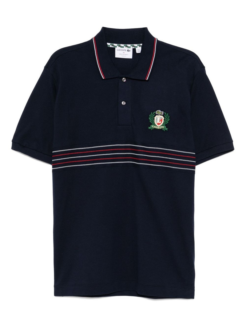 Classic Fit L.12.12 Embroidered Shield polo shirt 1