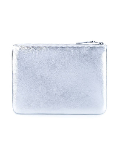 Comme Des Garçons 'Silver' zip purse outlook