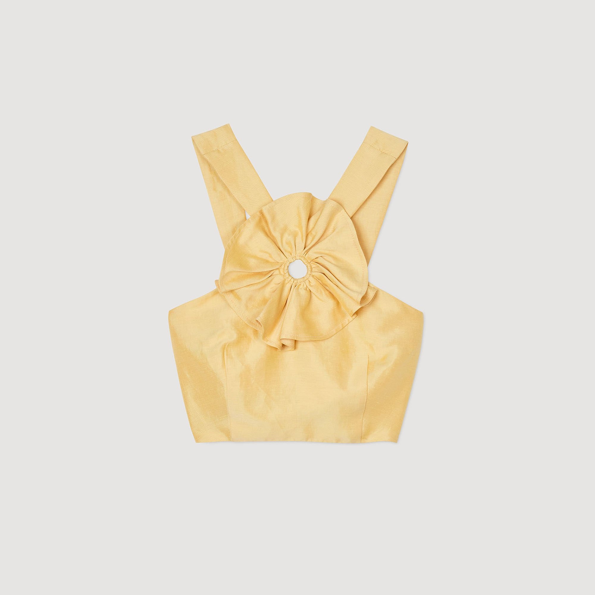 RUFFLED CROP TOP - 6