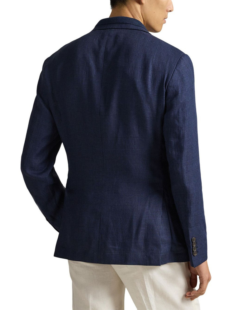 Glen plaid double-breasted blazer 4