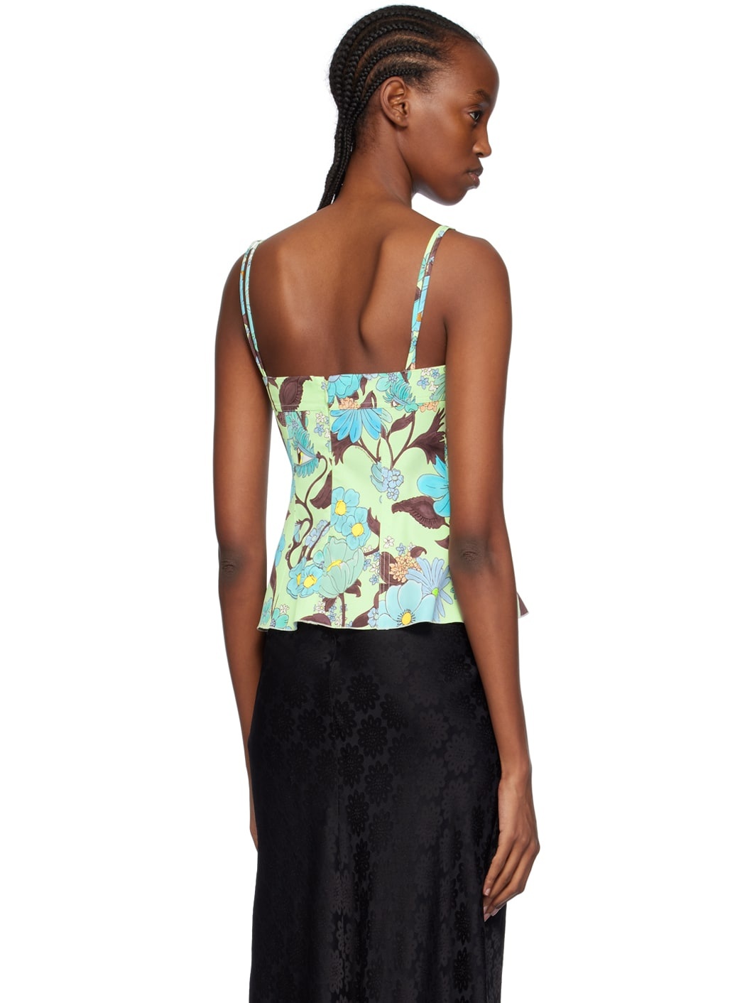 Green Printed Camisole - 3