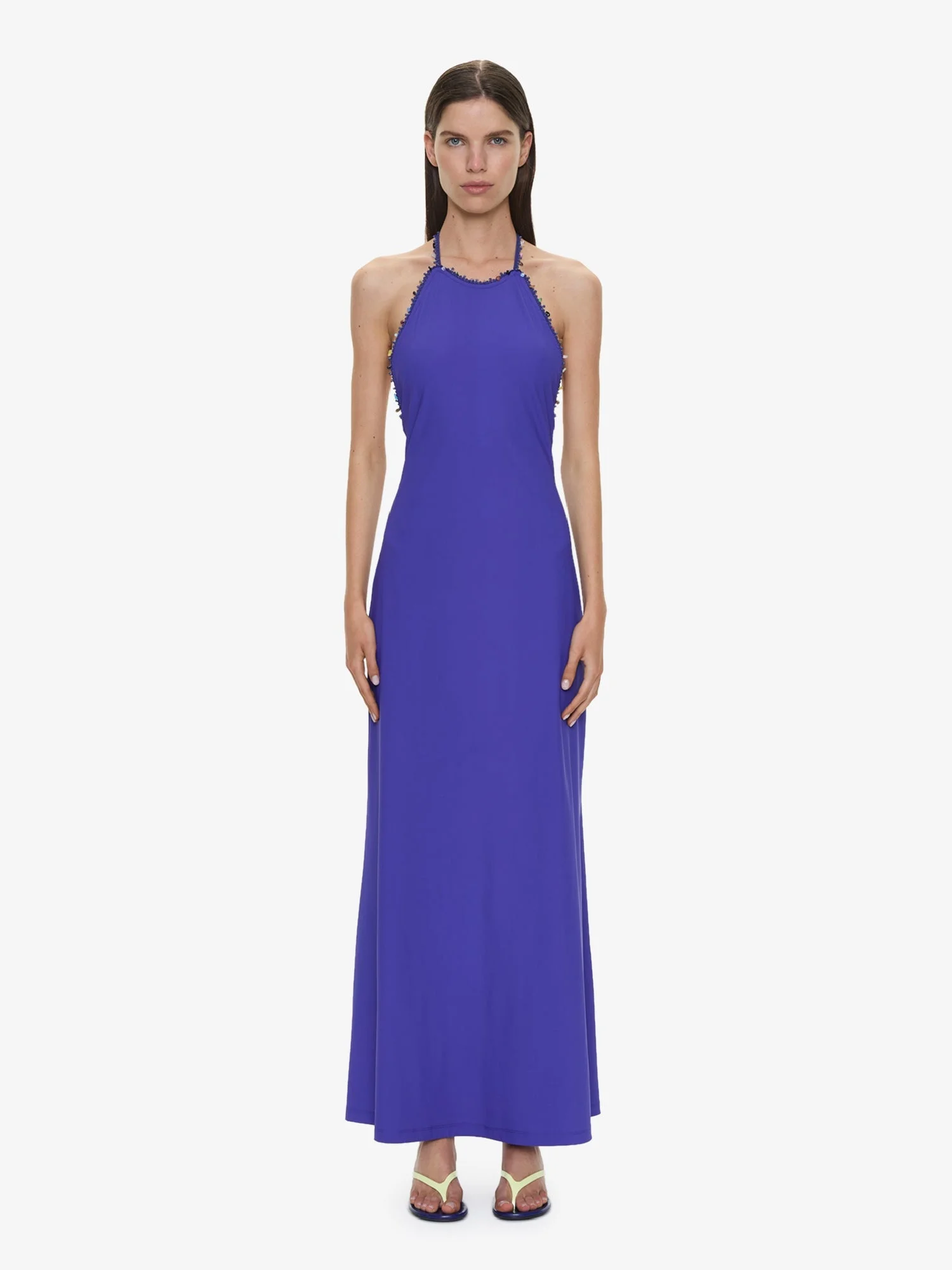 Beach Quartz Halter Lycra Dress - 1