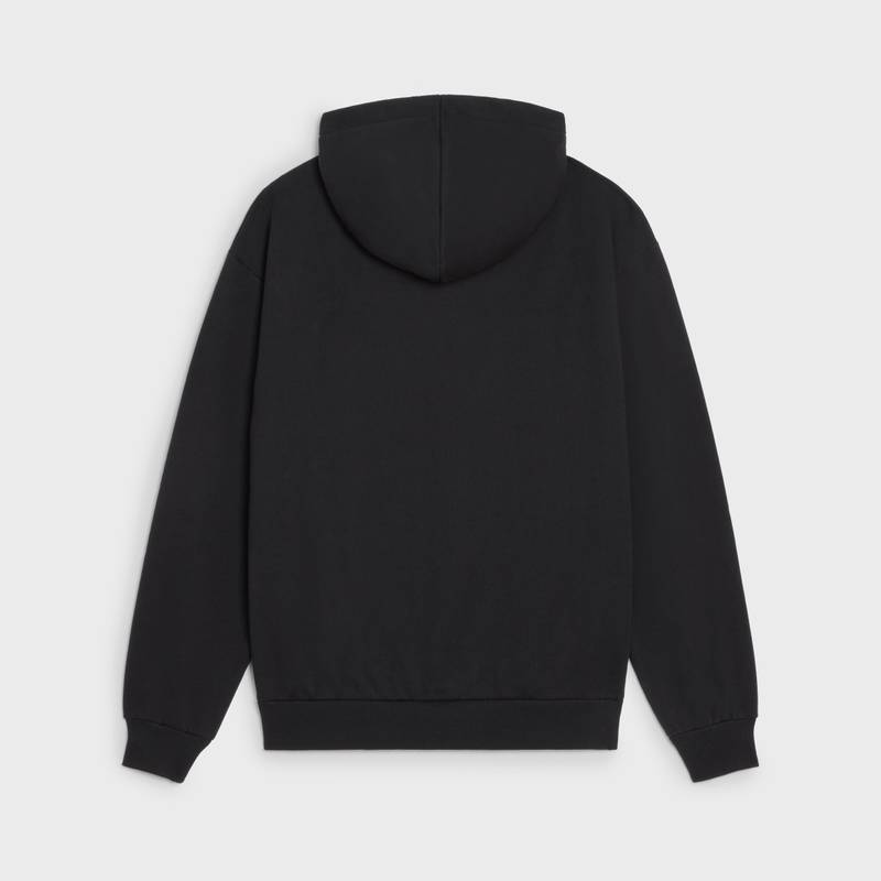 CELINE LOOSE CELINE HOODIE IN COTTON FLEECE outlook