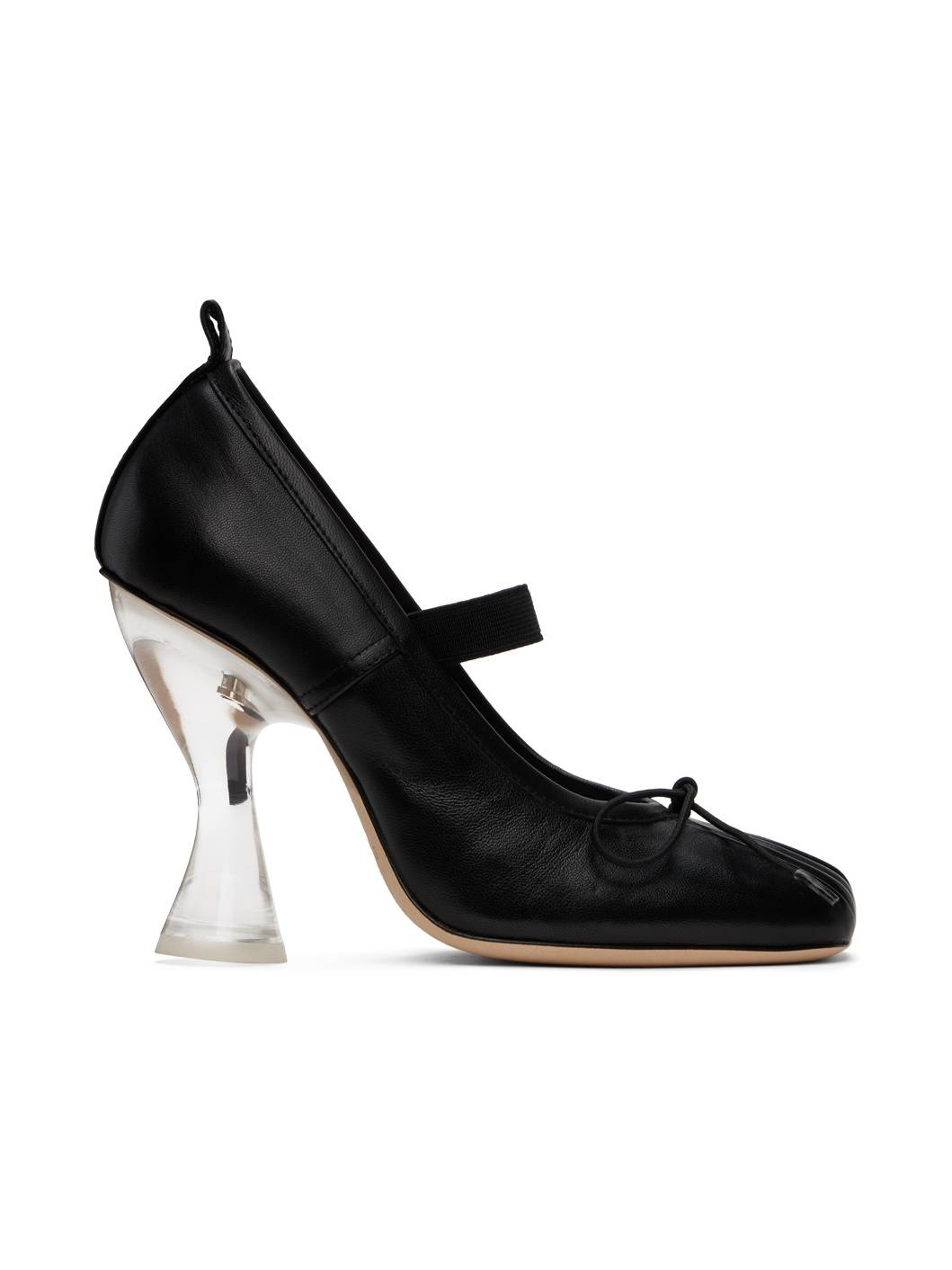 Black High Ballerina Heels - 1