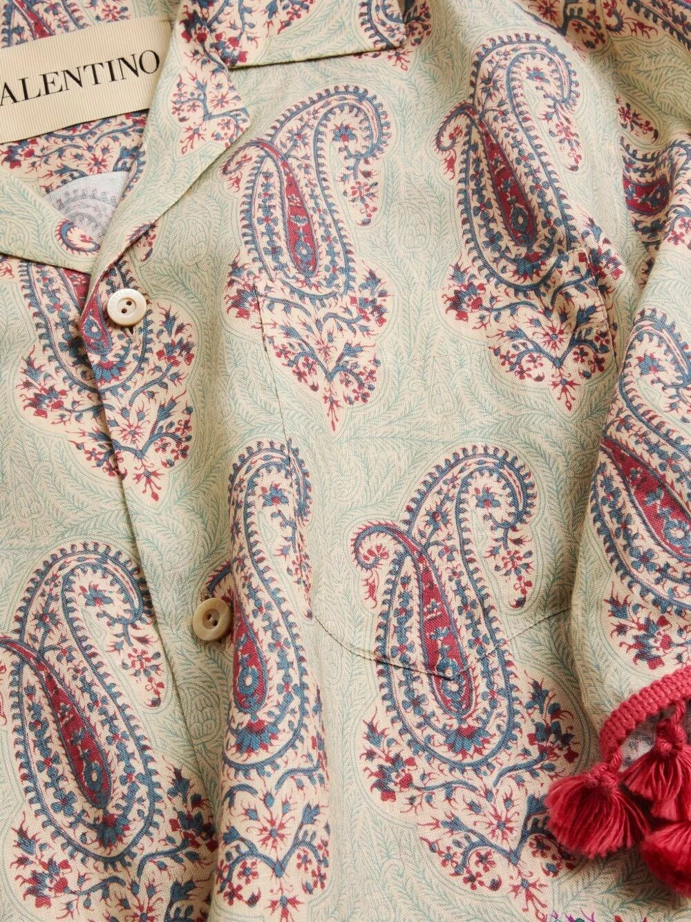 `Voyage Imaginaire` Bowling Shirt - 5