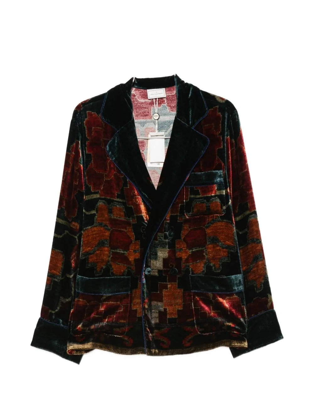Single-breasted blazer jacket - 1
