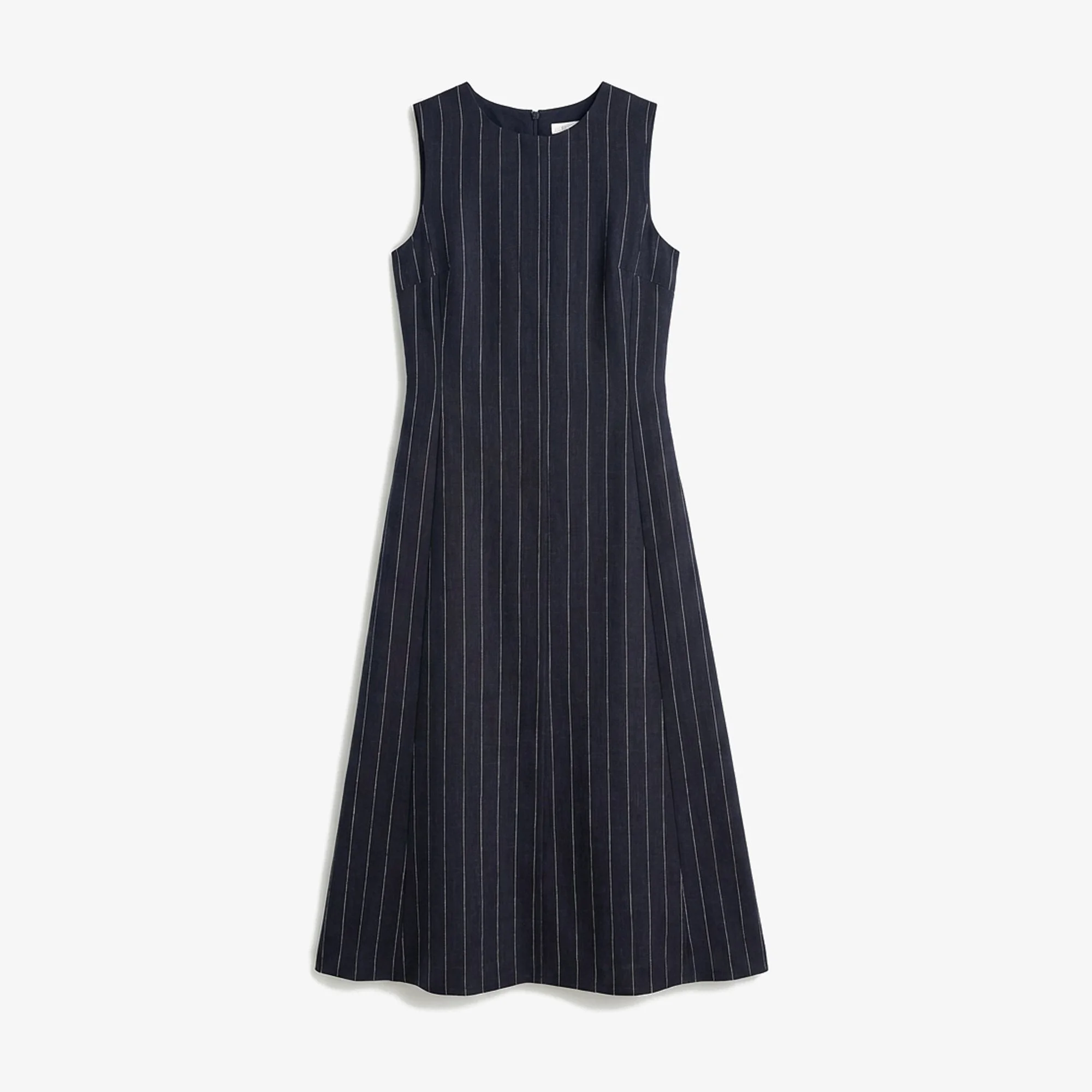 Renata Shift Dress - Woven Pinstripe - 1