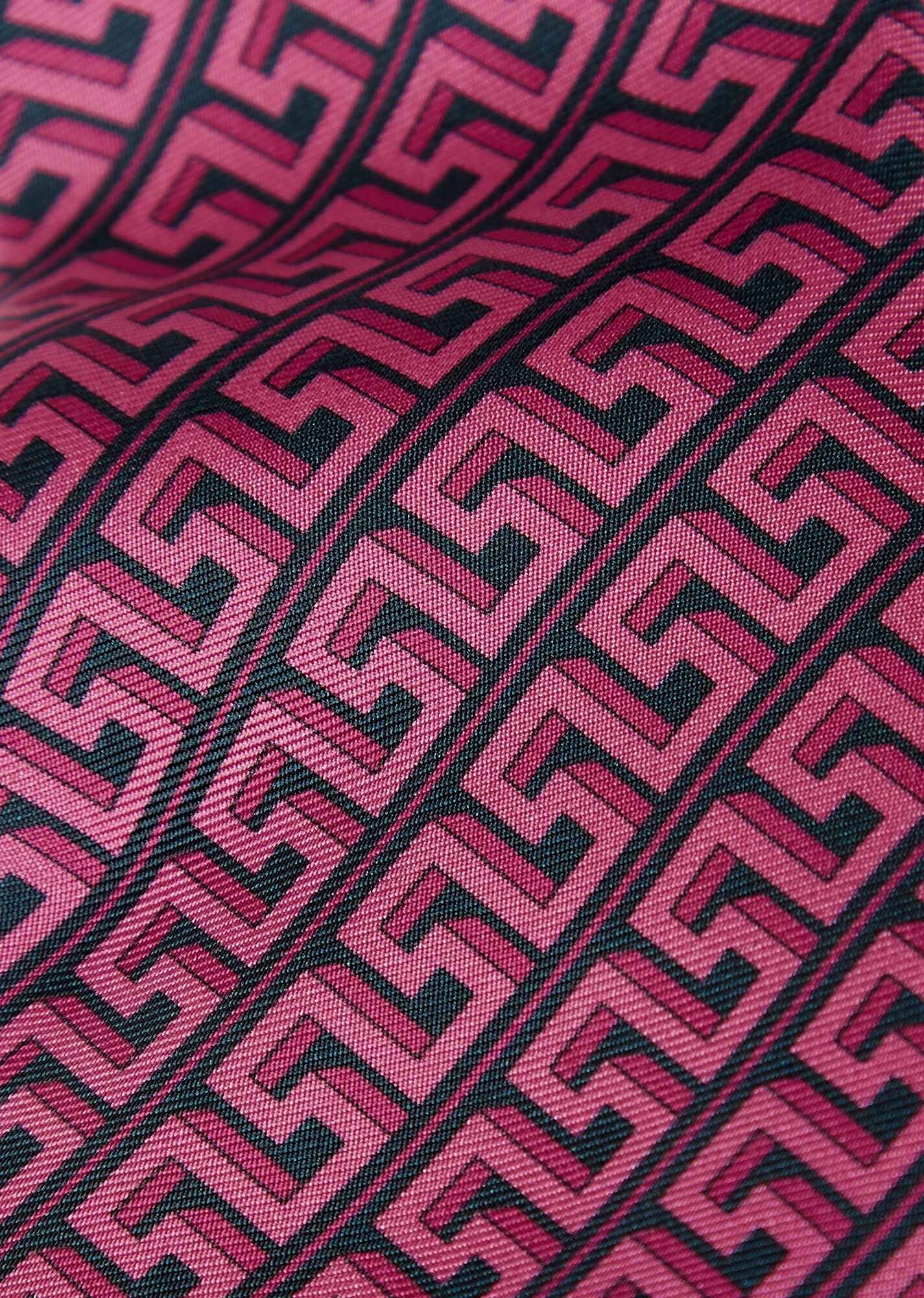 Greca Print Silk Tie - 2