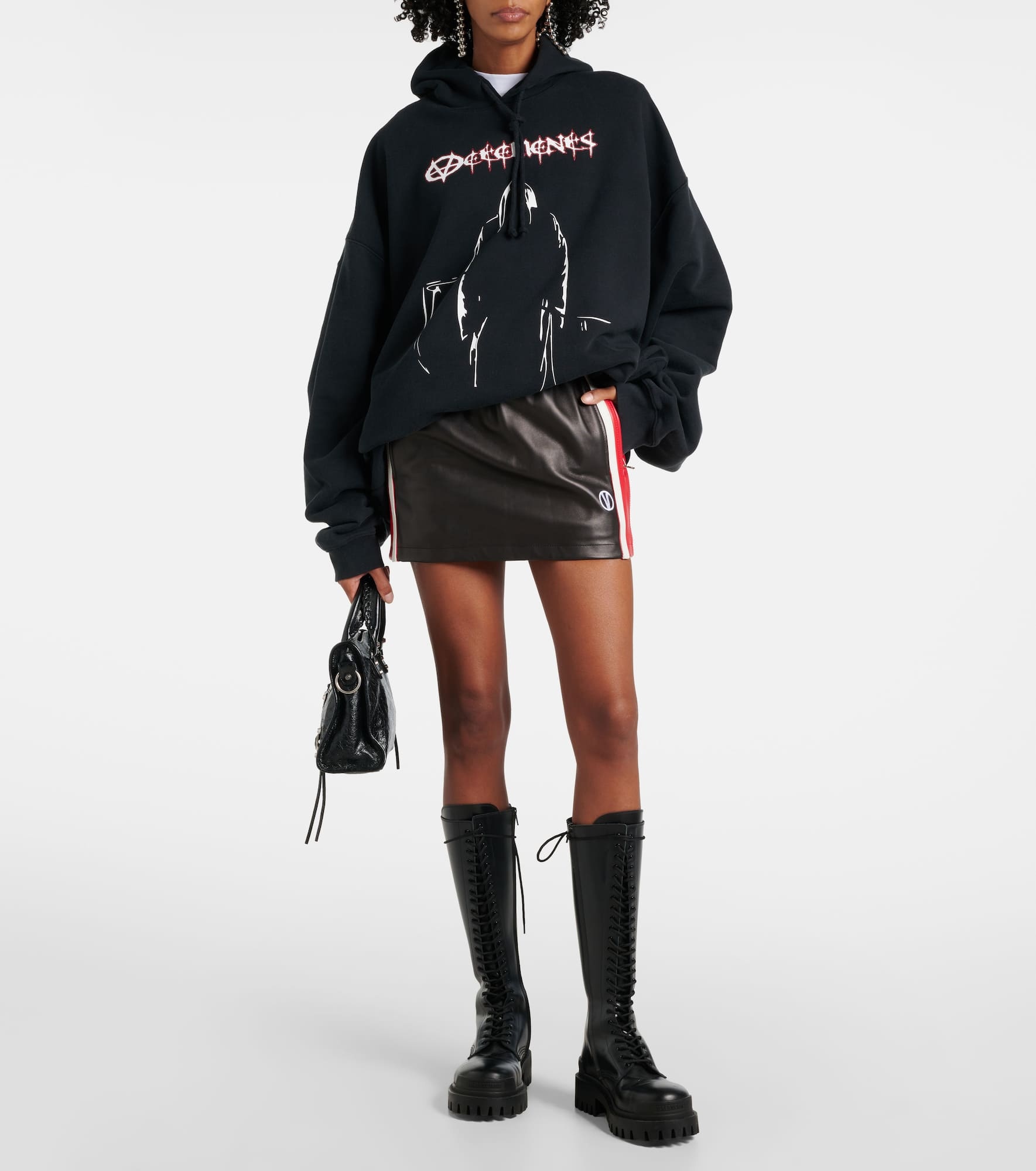 Leather miniskirt - 2