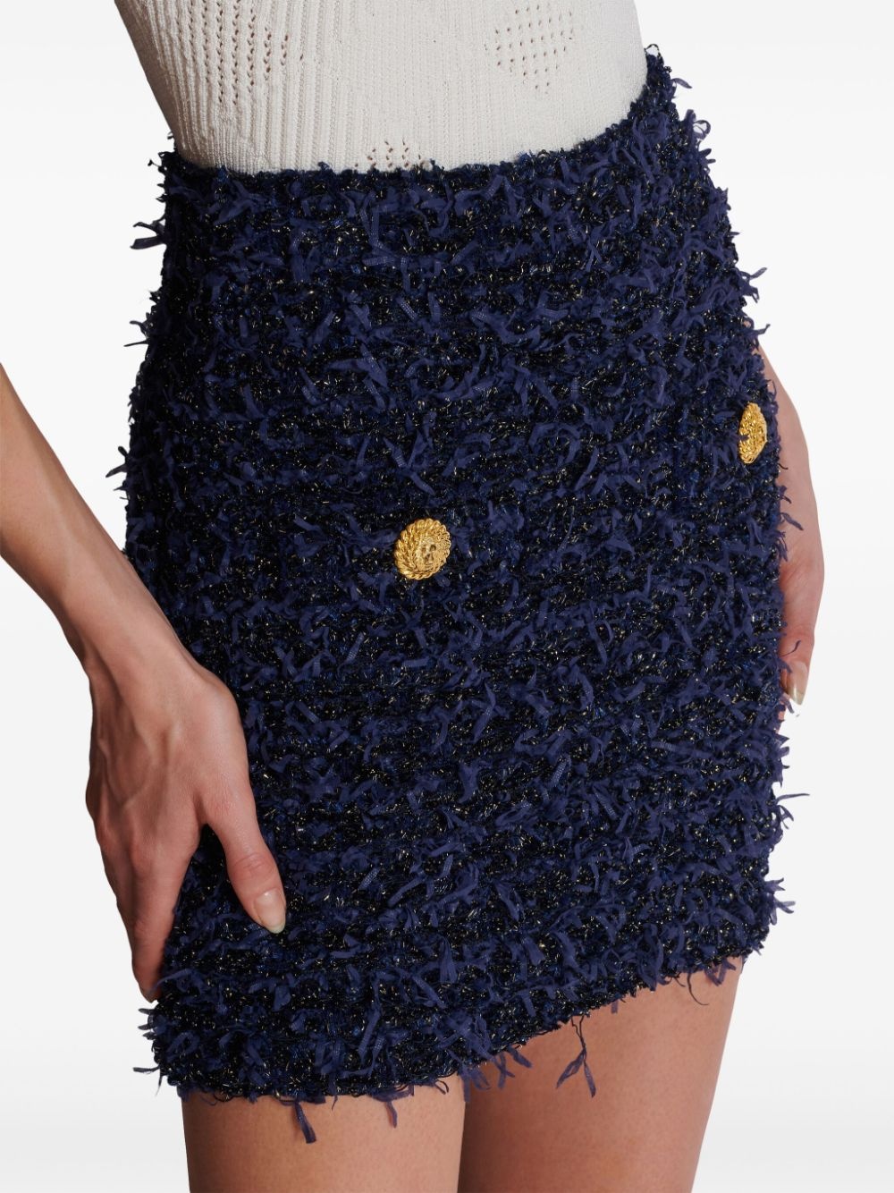 tweed mini skirt - 7