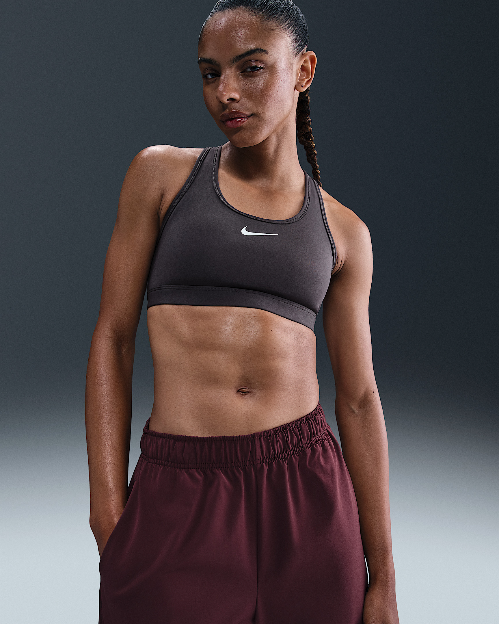 Nike Swoosh Medium Support Women's Padded Sports Bra - 1
