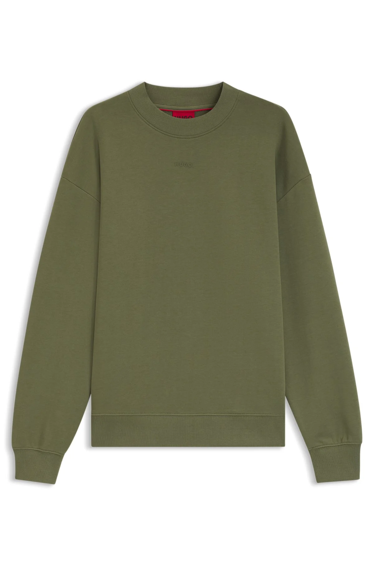 RELAXED-FIT SWEATSHIRT IN COTTON TERRY WITH LOGO DETAIL - 1