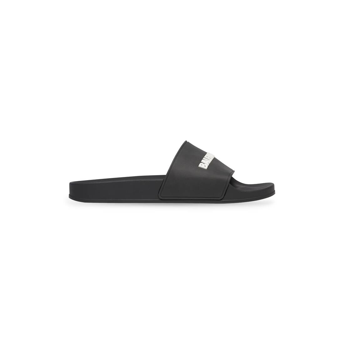 Men's Pool Slide Sandal in Black/white - 1