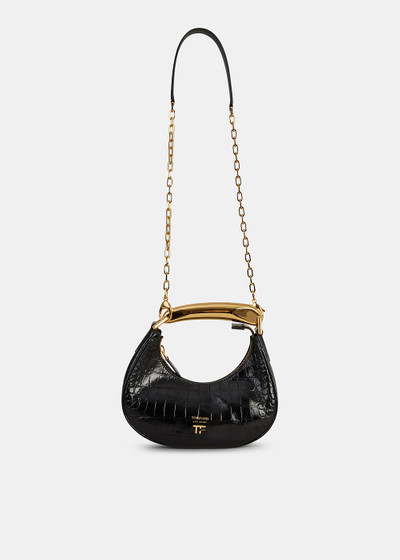 TOM FORD Black Hobo Large Evening Bag outlook