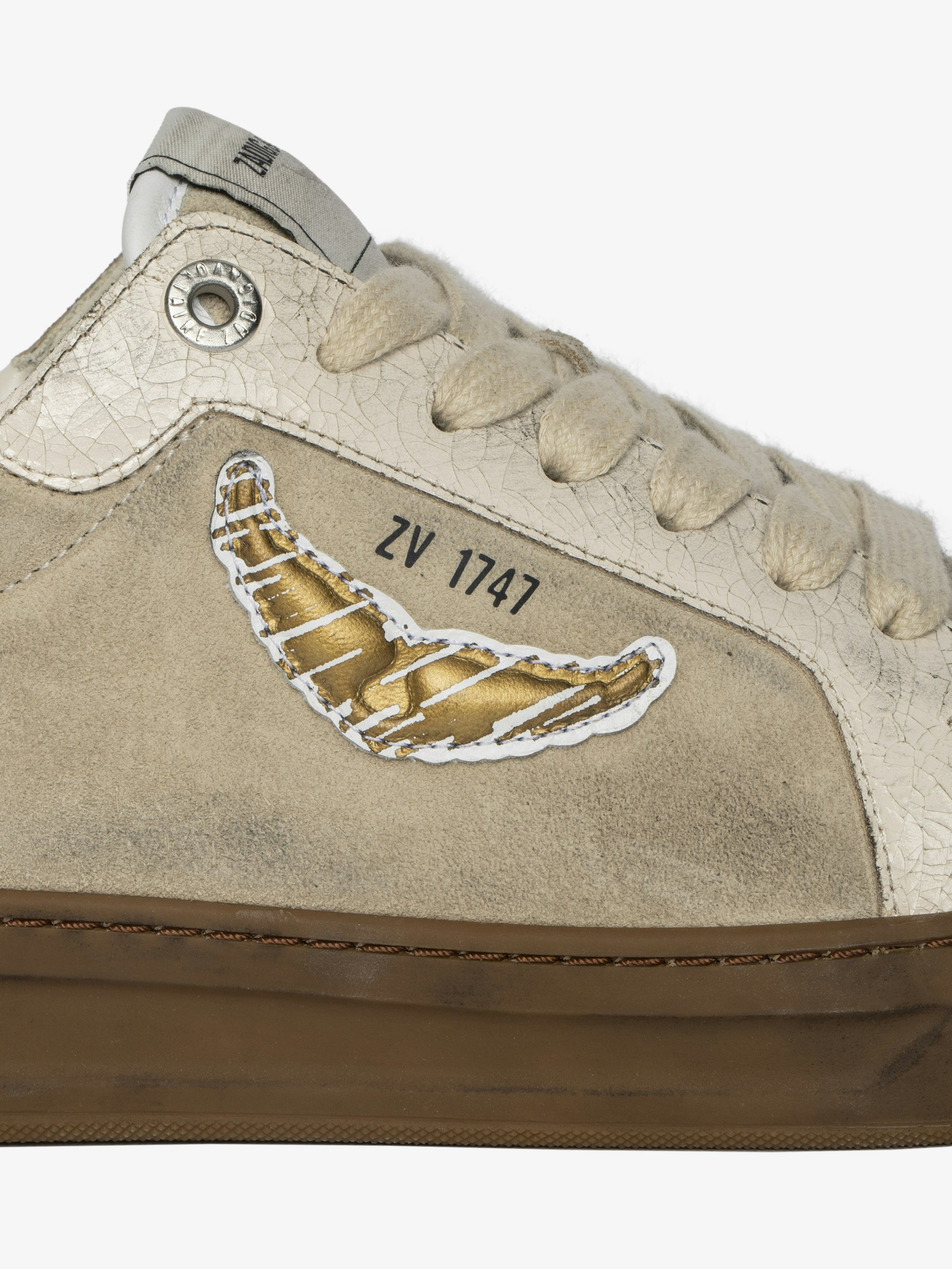 Basses Fly Wings Cracked Sneakers - 4