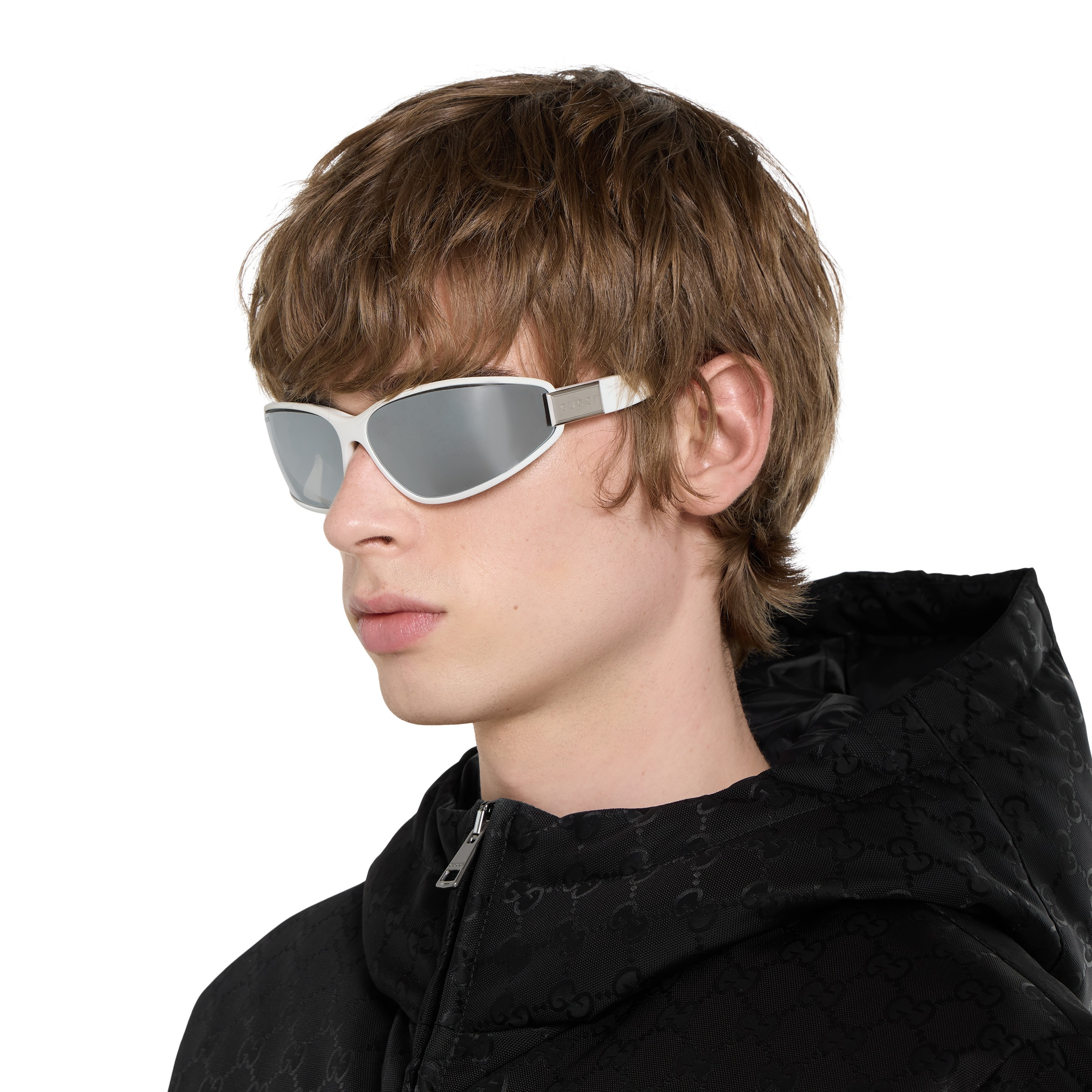 Rectangular frame sunglasses - 4