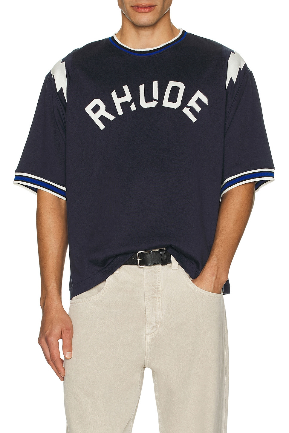 Logo Lightning Ringer Tee - 4
