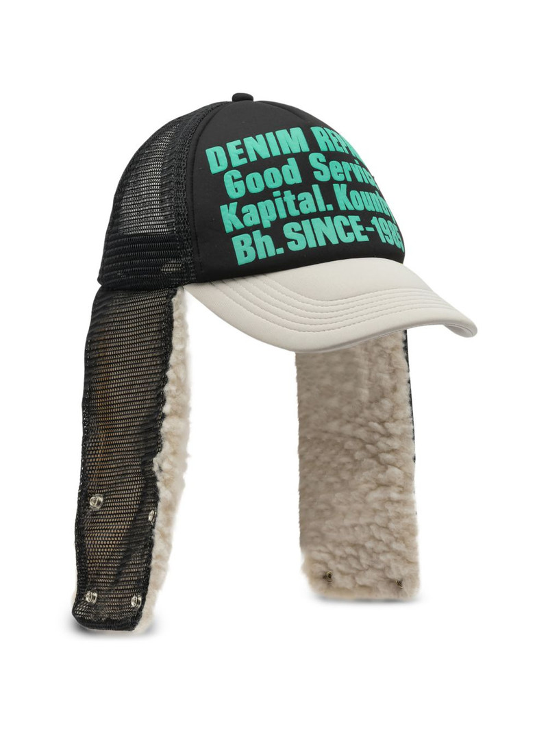 Kapital print faux-fur hat outlook